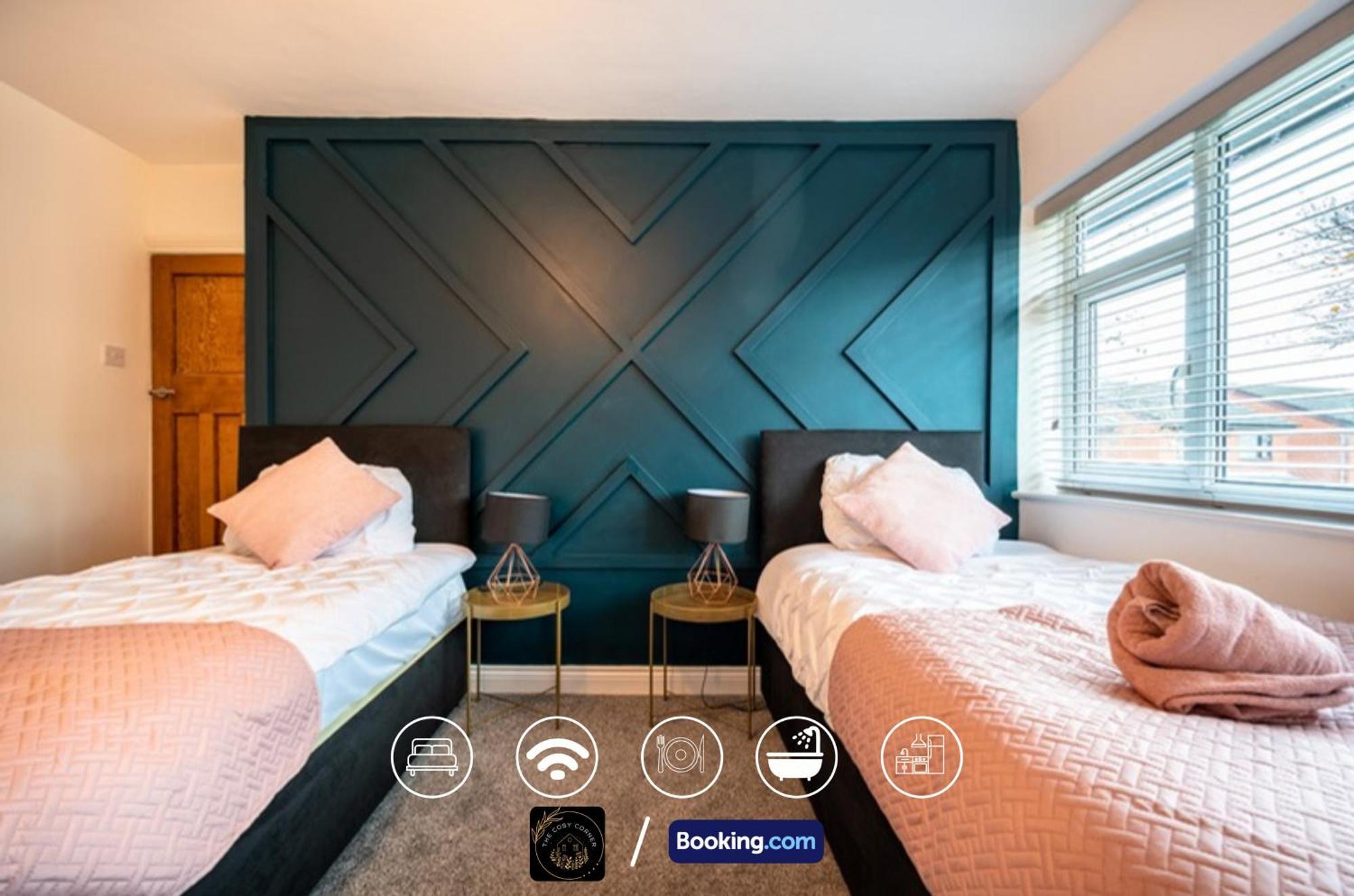Cosy 3-Bed House, Garden & Free Parking In Stretford Apartment Manchester Luaran gambar